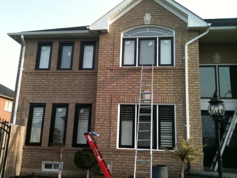 Completed window and door installation by Global Windows & Doors