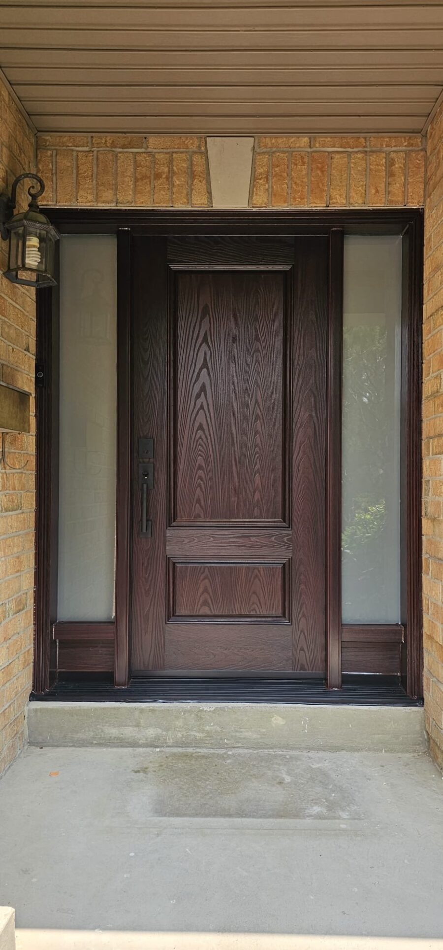 Completed window and door installation by Global Windows & Doors