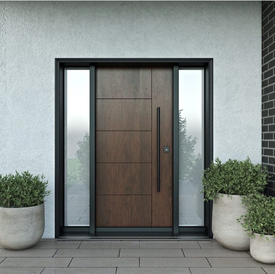 Completed window and door installation by Global Windows & Doors