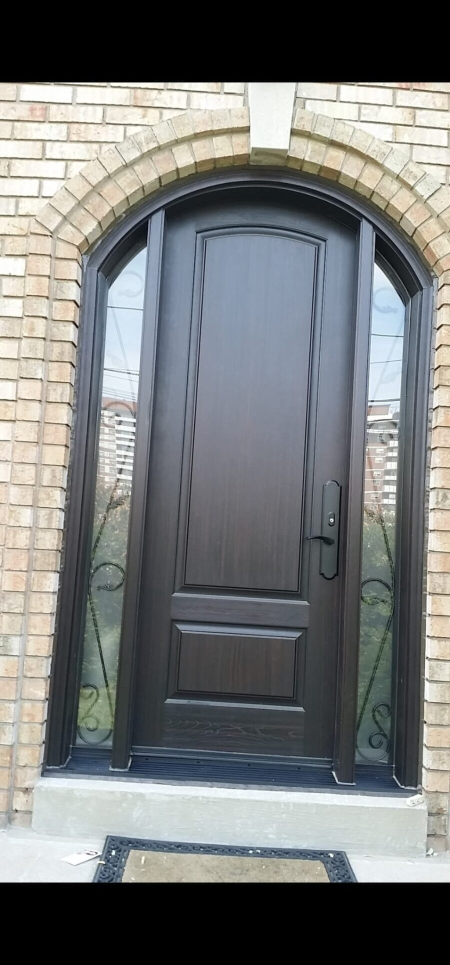 Completed window and door installation by Global Windows & Doors