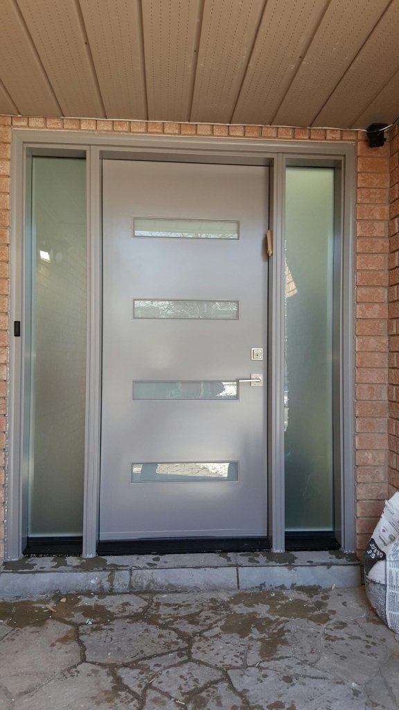 Completed window and door installation by Global Windows & Doors