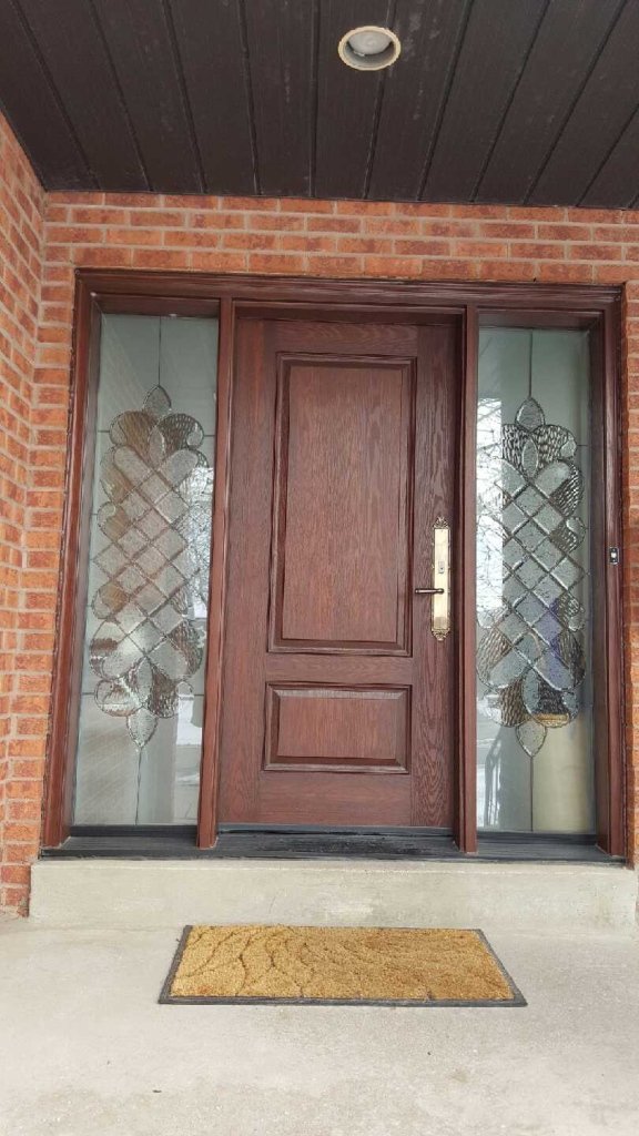 Completed window and door installation by Global Windows & Doors