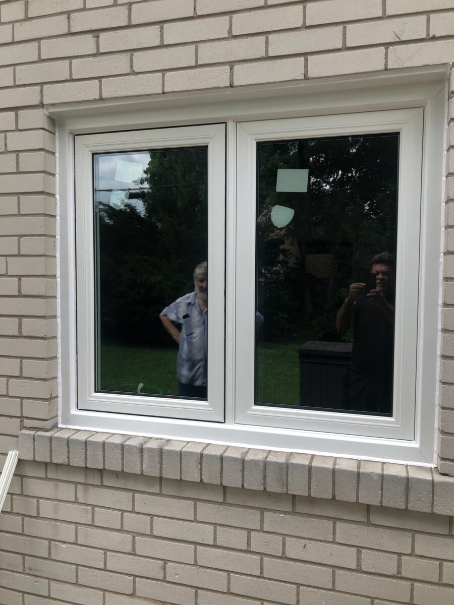 Completed window and door installation by Global Windows & Doors