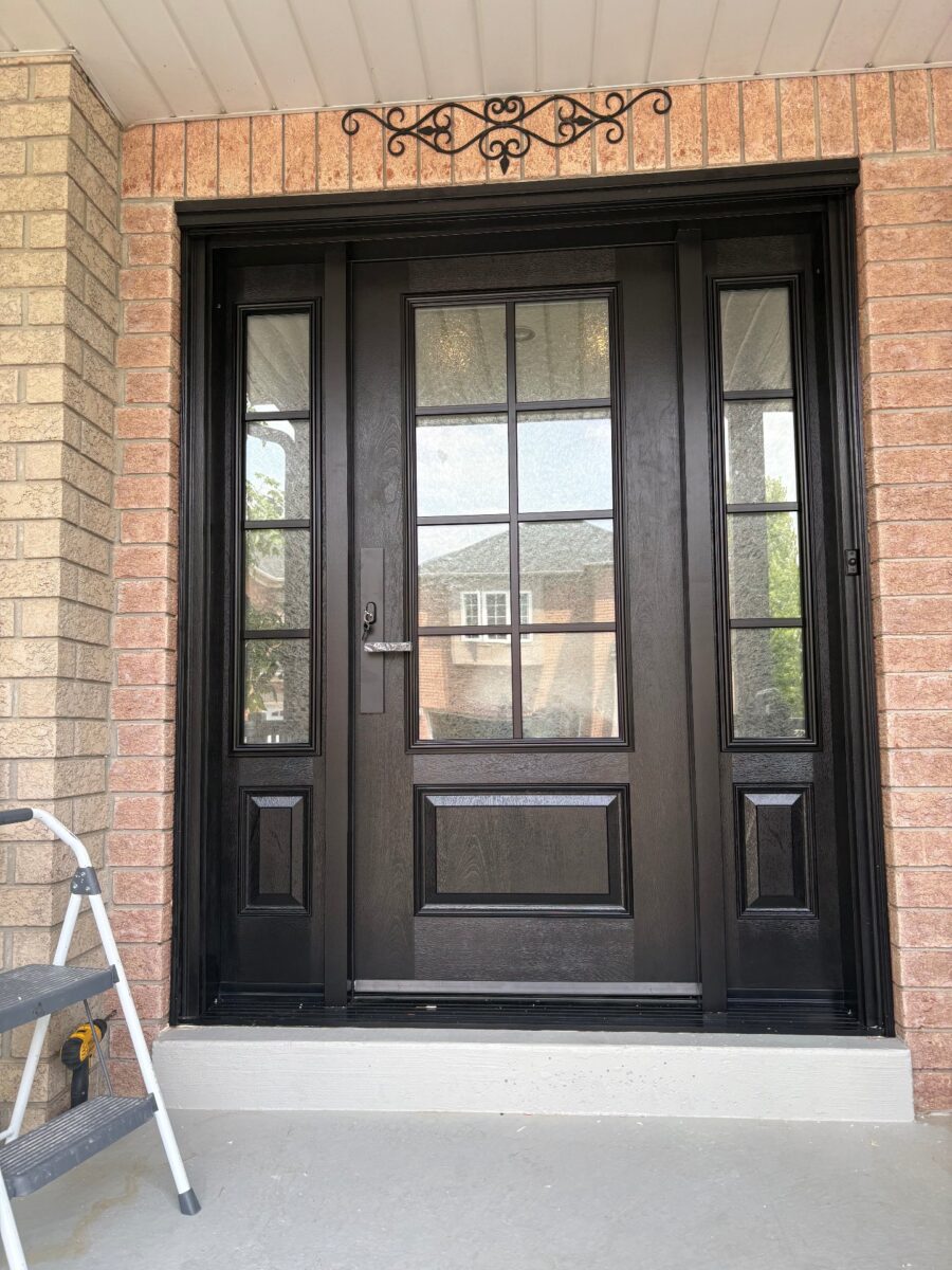 Completed window and door installation by Global Windows & Doors