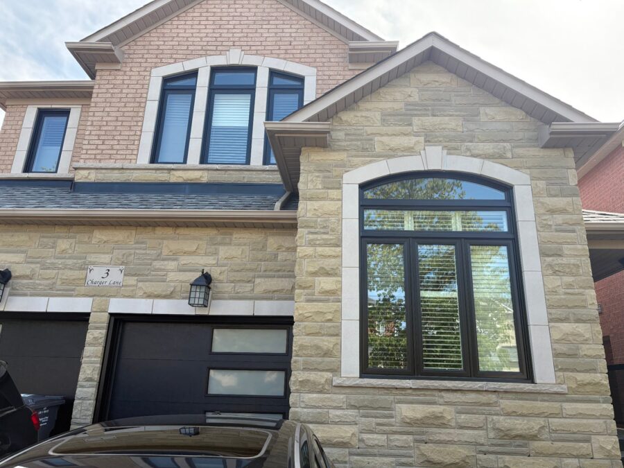 Completed window and door installation by Global Windows & Doors