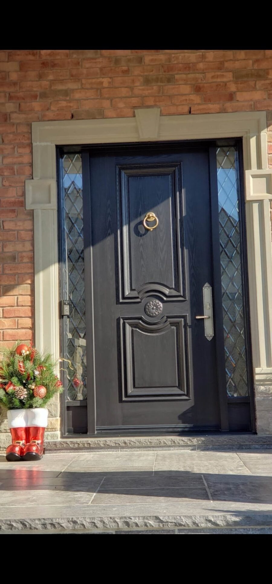 Completed window and door installation by Global Windows & Doors