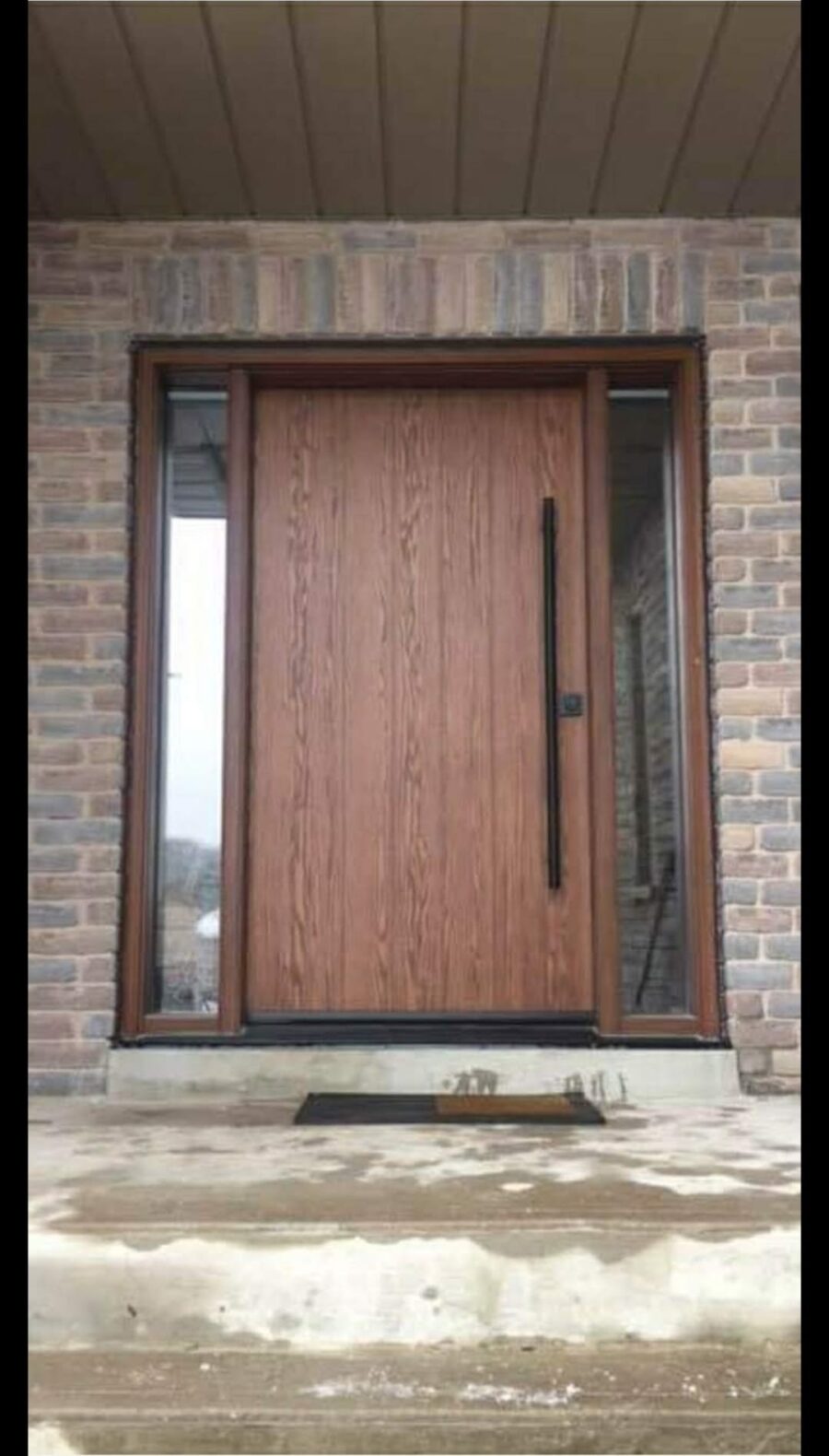 Completed window and door installation by Global Windows & Doors