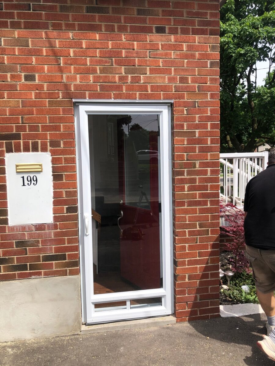 Completed window and door installation by Global Windows & Doors