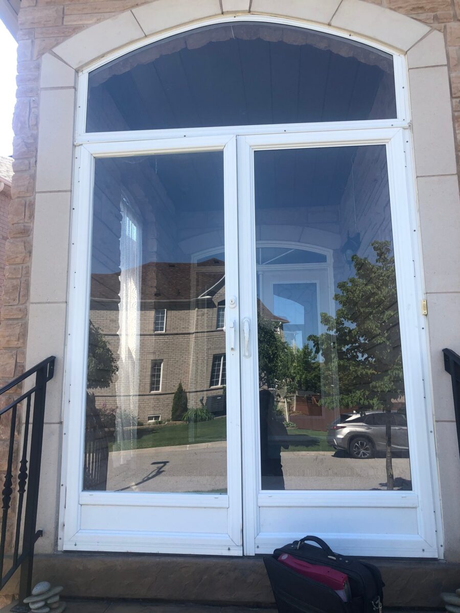 Completed window and door installation by Global Windows & Doors