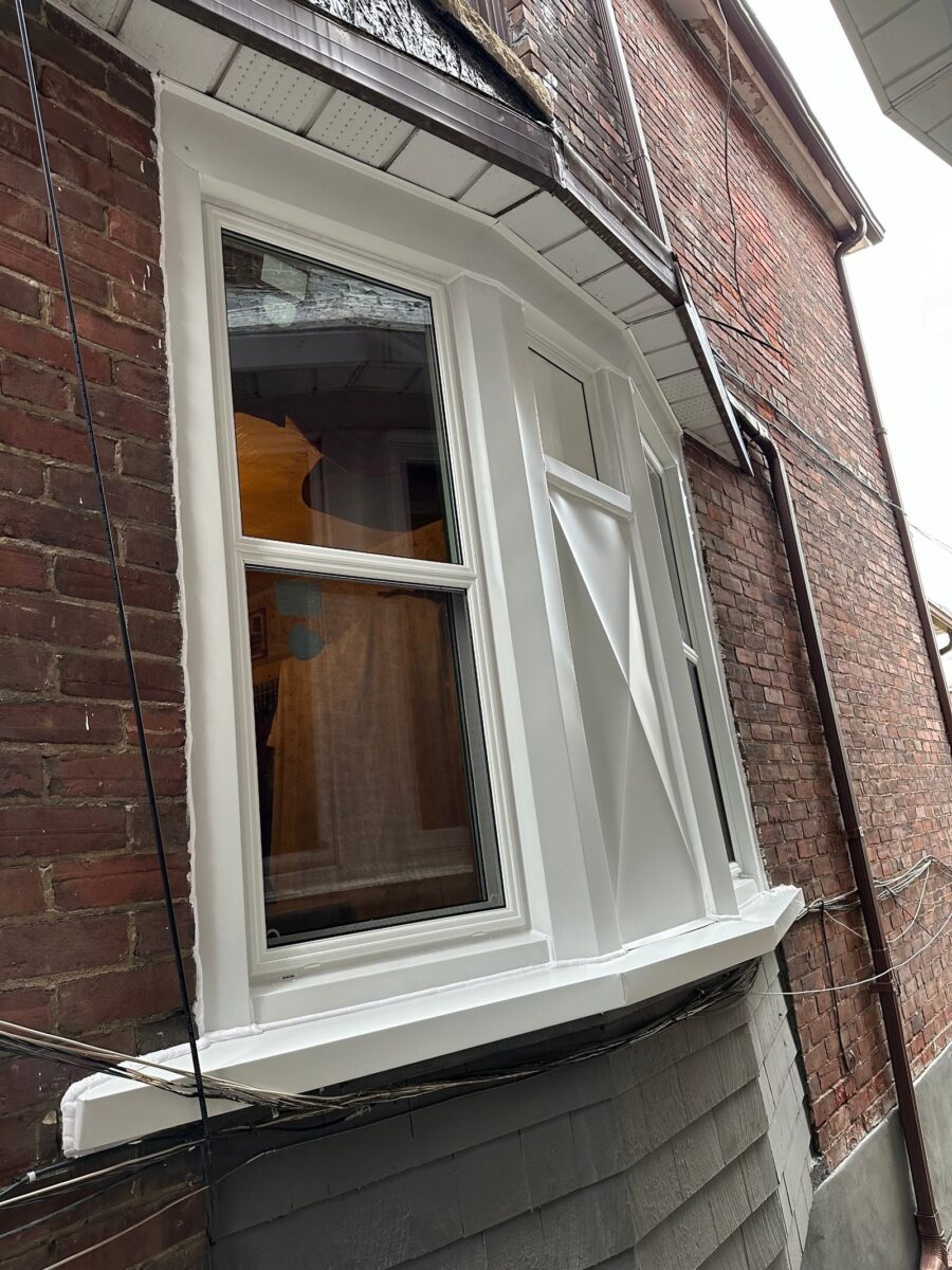 Completed window and door installation by Global Windows & Doors